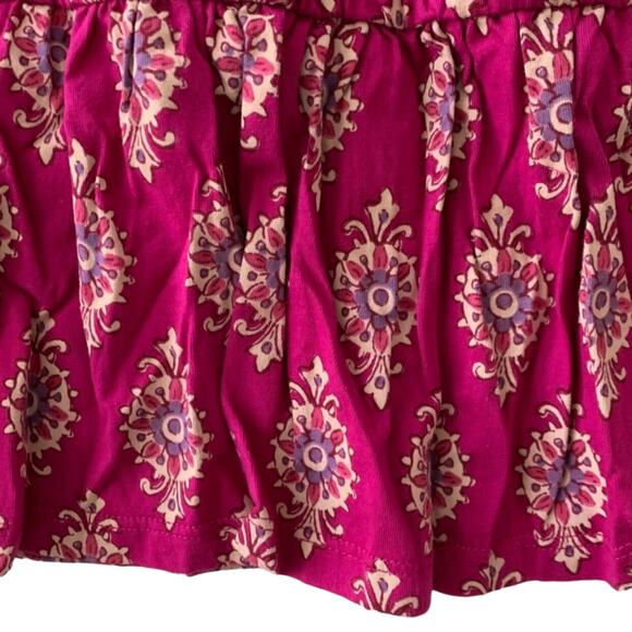 Tea Collection NWT Flutter Sleeve Tiered Midi Dress. Indian Wood Block. Size 2 - Picture 3 of 3